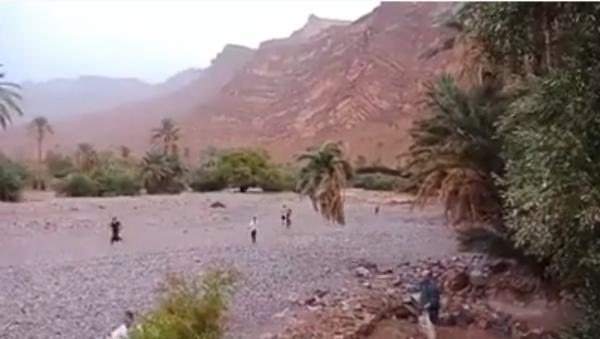 شاهد فيضانات تارودانت من زاوية أخرى بعيدة عن ملعب كرة القدم