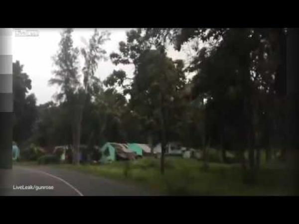 بالفيديو: شبح يتجول بالقرب من الغابة