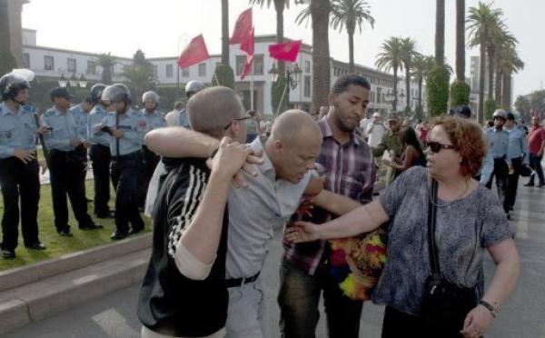 صحافيون من بين المعتدى عليهم في تظاهرة "الولاء للحرية" في المغرب