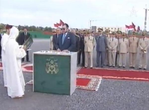 الملك يدشن مركب اداري و اجتماعى للقوات المسلحة الملكية