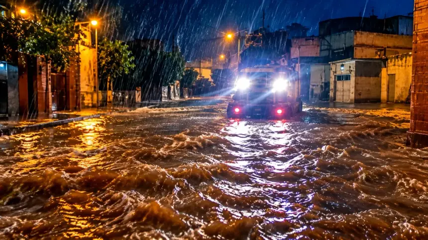 بومية-ميدلت.. أمطار غزيرة تتسبب في فيضانات وتُثير القلق في صفوف الساكنة