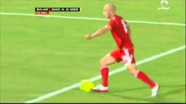 أهداف المنتخب المغربي الأربعة في شباك الموزمبيق