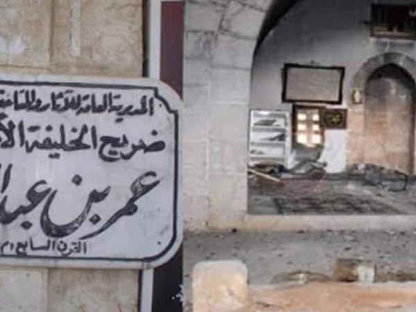 بالفيديو...ميليشيات شيعية تنبش قبر الخليفة "عمر بن عبد العزيز" بسوريا وتسطو على محتوياته