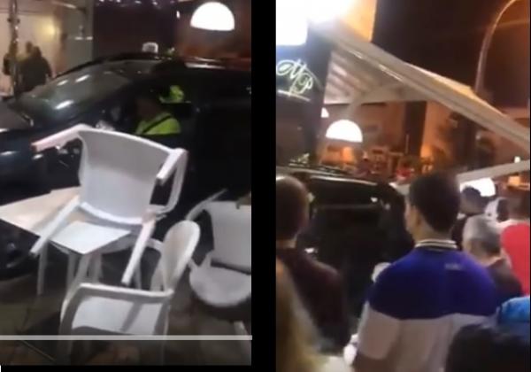 سيارة مجنونة تقتحم مقهى بفاس وتدهس الزبناء