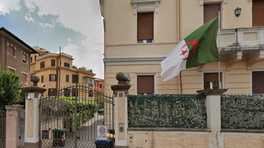 من الأرشيف : مقر السفارة الجزائرية بروما