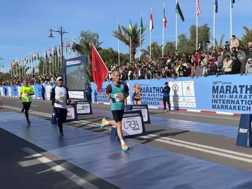 ندوة صحفية لتقديم الدورة 36 لماراثون مراكش الدولي