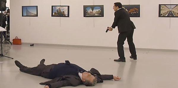 "من زاوية اخري" لحظة اغتيال السفير الروسي في العاصمة التركية أنقرة