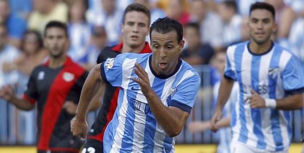 إصابة منير الحمداوي في ركبته اليمنى خلال مباراة فريقه مالقة ضد أوساسونا