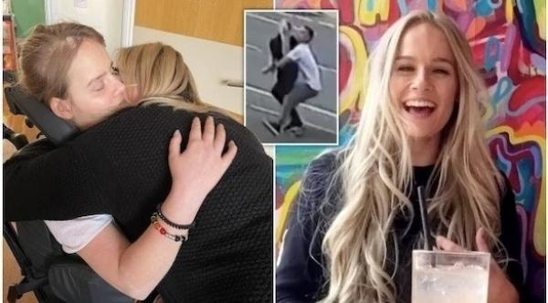 تتمكن من استعادة حركتها بعد أشهر من إصابتها بالشلل