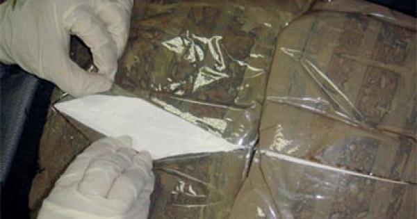 كلب بوليسى يعثر على ثمانية كيلوجرامات من الكوكايين فى حقيبة بمطار فرانكفورت