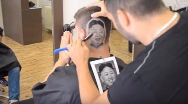 بالفيديو: حلاق ينحت صورة زعيم كوريا الشمالية على رؤوس زبائنه