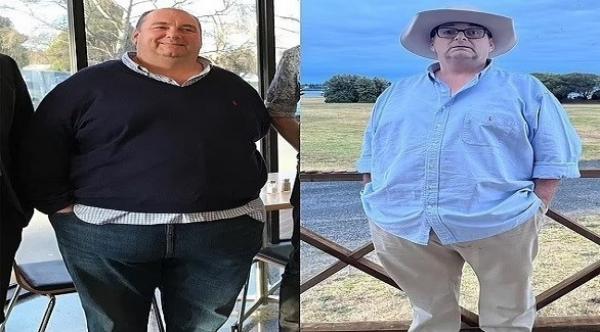 يطرد من عمله بسبب البدانة فيخسر 90 كيلوغراما من وزنه