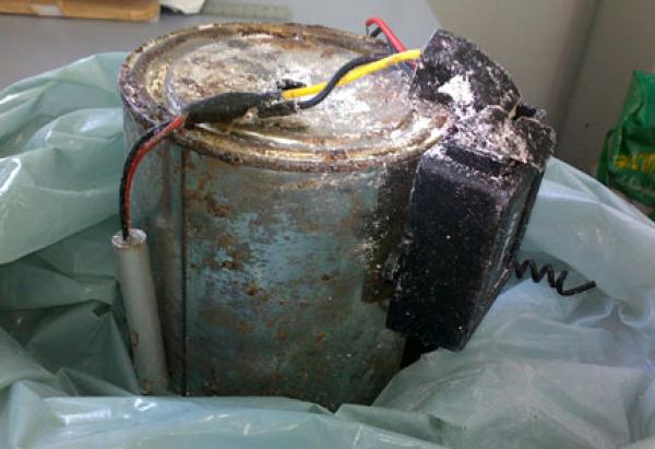 من الأرشيف : نمودج قنبلة تقليدية الصنع