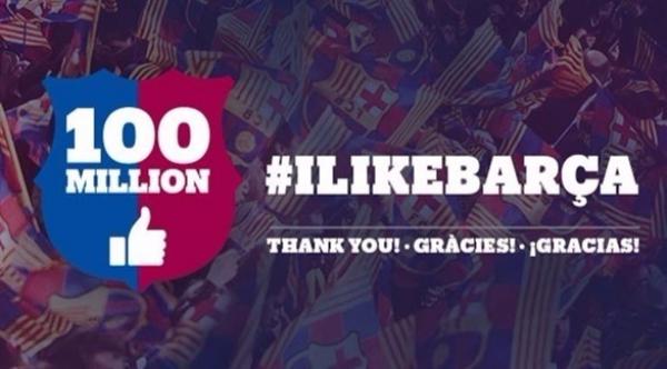 برشلونة يتخطى 100 مليون إعجاب على فيس بوك بمساعدة مصرية