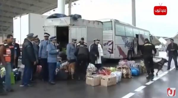 حجز كميات كبيرة من الهيروين والكوكايين على متن حافلة للنقل الدولي بميناء طنجة المتوسطي