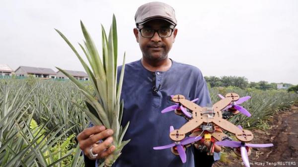 باحثون يستخدمون أوراق الأناناس في صناعة طائرات مسيرة