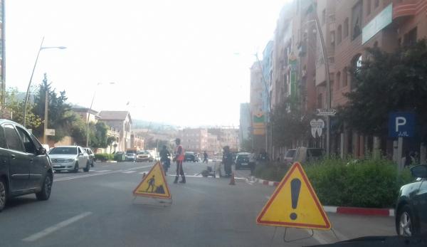 بعد ازهاق الطريق لمجموعة من الأرواح، السلطات ببني ملال تقرر الاستجابة للساكنة وتضع "الضوضانات"