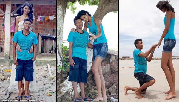 بعد الخطوبة.. مراهقة برازيلية تصبح أطول عروس بالعالم