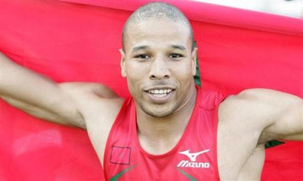 البطل المغربي عزيز أوحادي