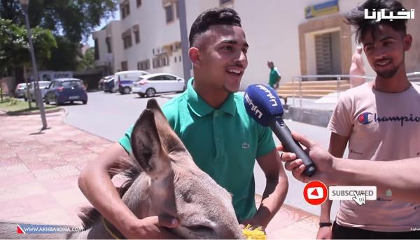 شاب مغربي غريب الأطوار في تصريح غريب