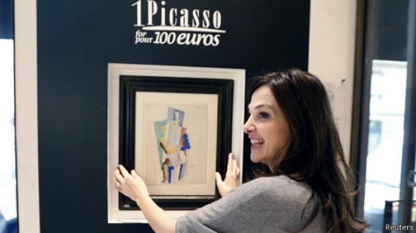 أمريكي يفوز بلوحة لبيكاسو ثمنها مليون دولار مقابل ورقة يانصيب بـ 100 يورو