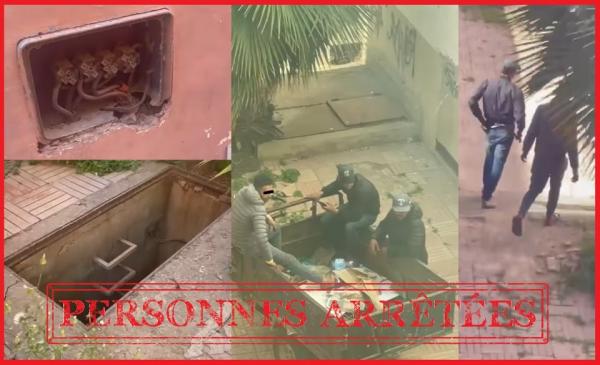 فيديو بمواقع التواصل يُطيح بعصابة الأغطية الحديدية والأسلاك الهاتفية بالدار البيضاء