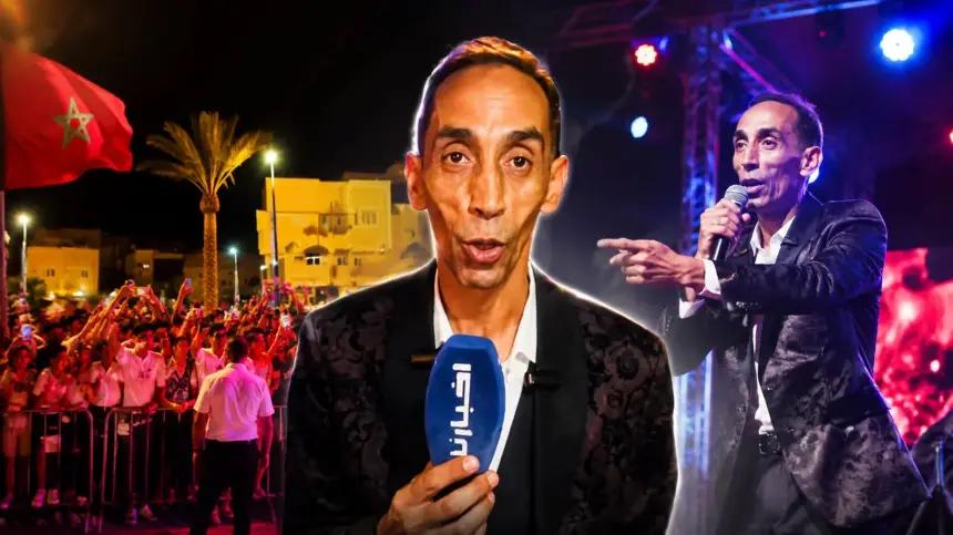 صاحب أغنية "جيتيني فظروف" يلهب منصة الرشيدية في احتفالات مغاربة العالم