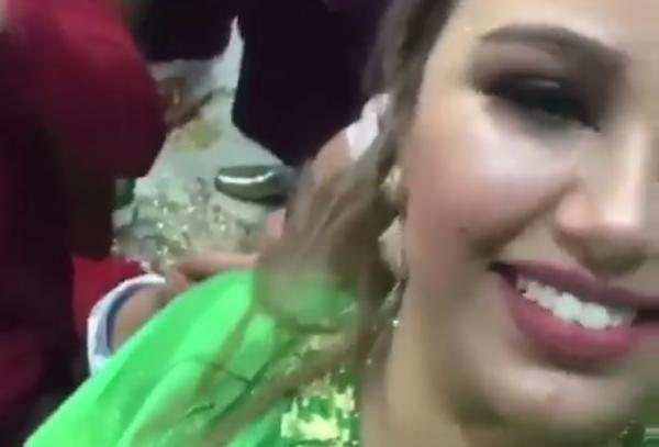 شاهد الفيديو الذي تسبب في اعتقال الشيخة الطراكس يوم خطوبتها بمراكش