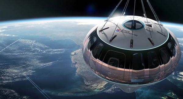 أول منطاد عملاق ينقل الأشخاص إلى الفضاء للسياحة (فيديو)