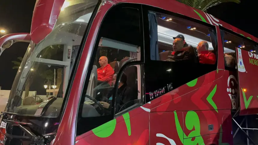 وصول بعثة المنتخب المصري إلى طنجة استعدادا لمواجهة السنغال