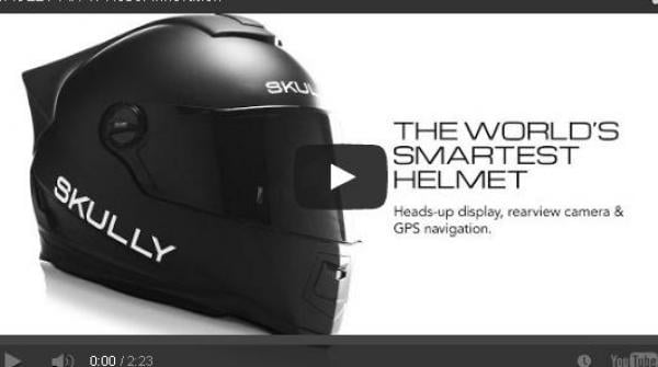 بالفيديو: خوذة ذكية ثورية لسائقي الدراجات النارية  تعمل بنظام أندرويد