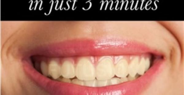 بالفيديو.. أفضل طريقة لتبييض الأسنان في ثلاث دقائق