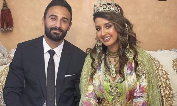 لاعب كرة قدم لبناني شهير يعلن زواجه بفتاة مغربية.. فيديو