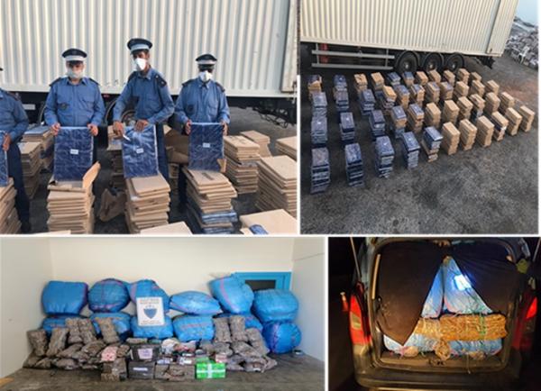 حجز أزيد من 7 أطنان و500 كلغ من المخدرات خلال أسبوع واحد بالمغرب