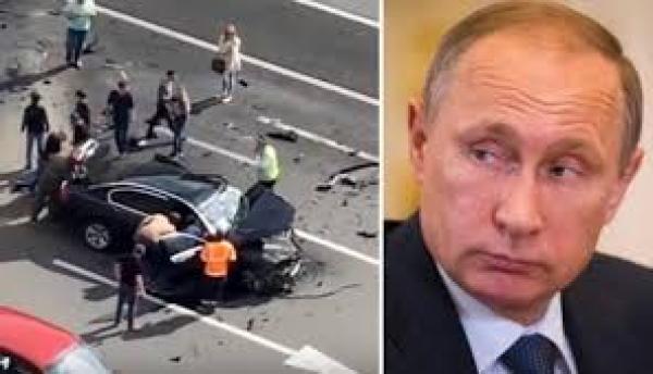 بالفيديو: "نجاة"  الرئيس الروسي بوتين من الموت بعد تعرُّض سيارته لحادث ومقتل قائدها!