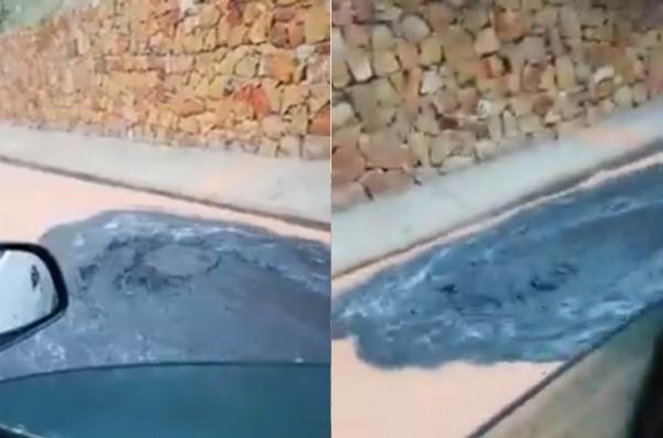 انفجار قنوات الصرف الصحي بالحسيمة بفعل غزارة الامطار