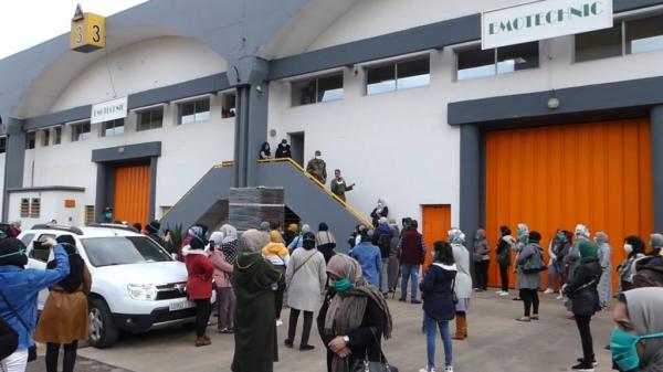 الله يستر...تأكد إصابة 111 عاملة بأحد معامل الدار البيضاء بفيروس كورونا