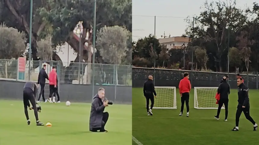 قبل نهائي الكان..أجواء حماسية في آخر حصة تدريبية للأسود/الطالبي، بنصغير وأوناحي في تداريب انفرادية