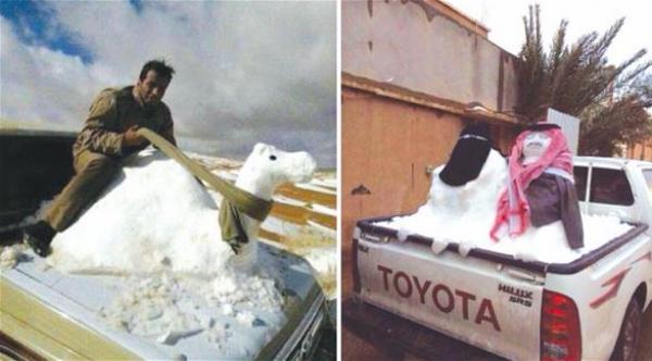 السعودية: جدل حول فتوى تحريم "تماثيل الثلج"