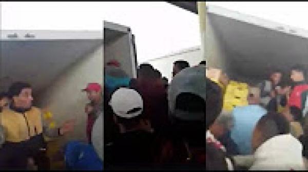 بائعو السمك يحتجون على غلاء الأسعار بسوق الجملة في الدار البيضاء