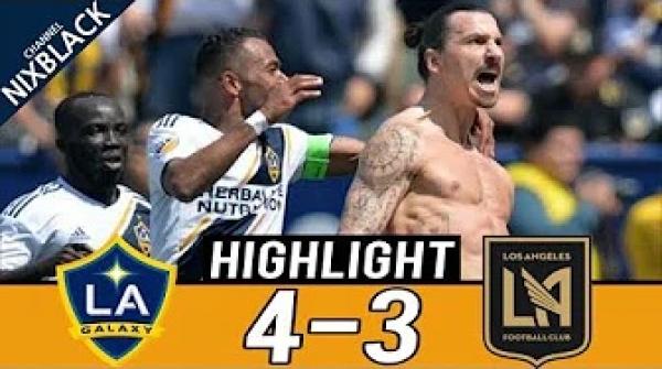 إبراهيموفيتش يُسجل هدفًا خياليًا في فريق  جلاكسى الامريكى