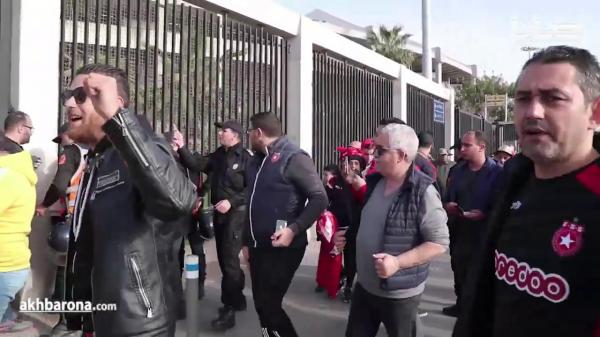 جماهير النجم الساحلي: استقبلونا في المغرب أحسن استقبال والله يخلي ليكم الملك ديالكم