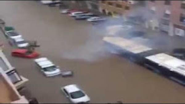 الفيضانات تغرق الجنوب الاسباني وتسجيل وفاة امرأة