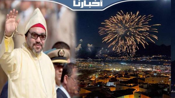 إطلاق شهب اصطناعية من جبال تطوان احتفالا بعيد العرش