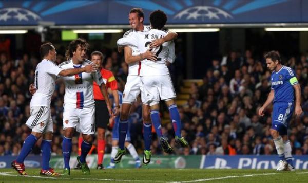 تشيلسي يسقط على أرضه من بازل في  دوري أبطال أوروبا