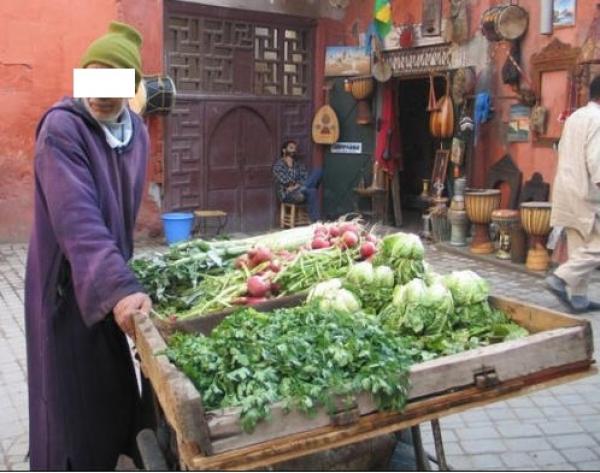 اعتقال البائع المتجول الذي ضرب رأس قائد بمكيال حديدي قبل أن يلوذ بالفرار