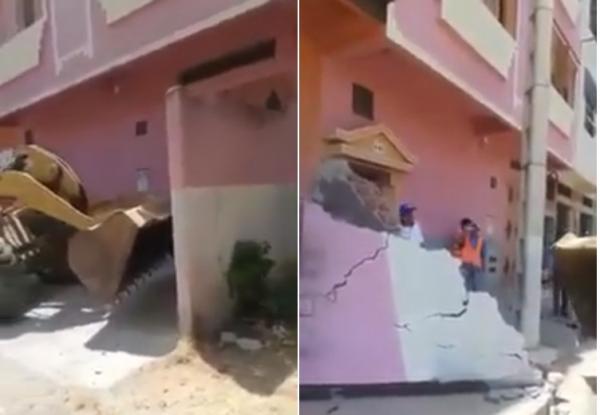 هدم منازل لمستشارين جماعيين و مسؤولين احتلوا الملك العام بسيدي سليمان