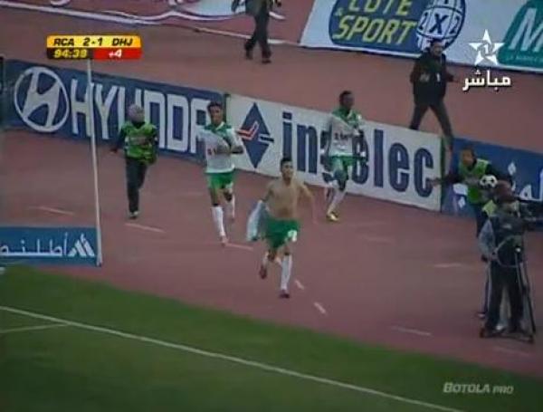 فيديو : فوز شاق للرجاء أمام الجديدة يمنحه المركز الثاني مؤقتا 