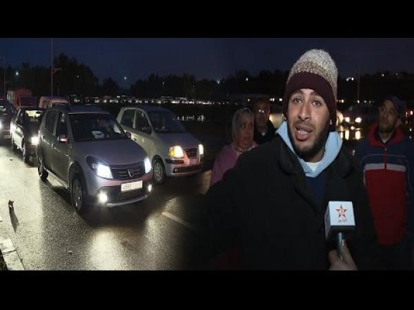 معاناة المواطنين ساعات طويلة في الطريق بعدما أغرقت السيول الجا رفة الرباط و سلا