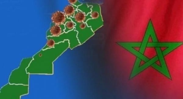 توزيع الحالات حسب الجهات بعد آخر حصيلة لفيروس كورونا بالمغرب
